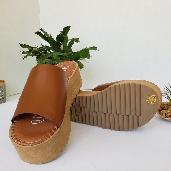 Musse & Cloud Shoes - Musse & Cloud Kristel Leather Sandals Camel Size 9